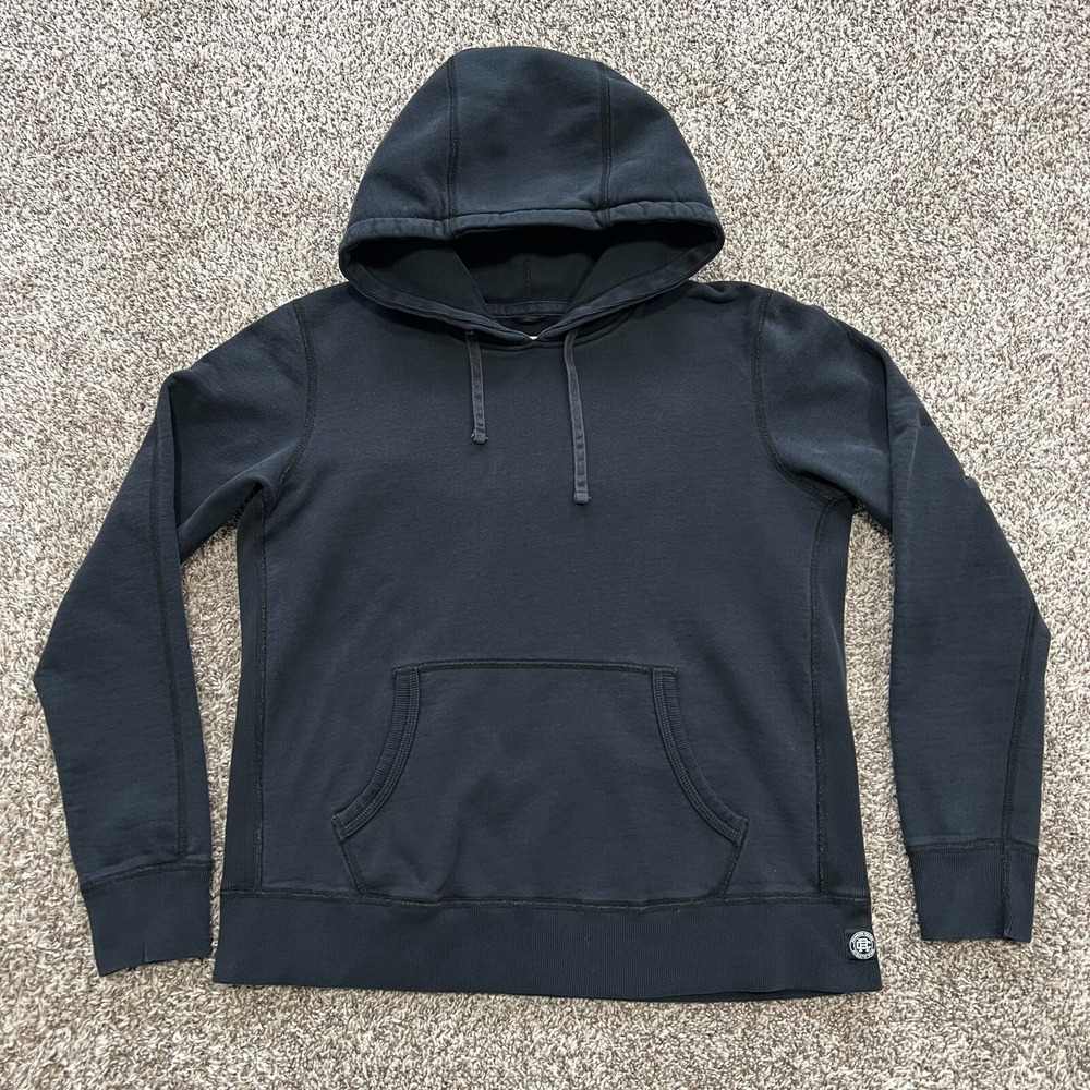 Reigning Champ Hoodie Mens S Womens L Black Terry Pullover Athletic Heavyweight